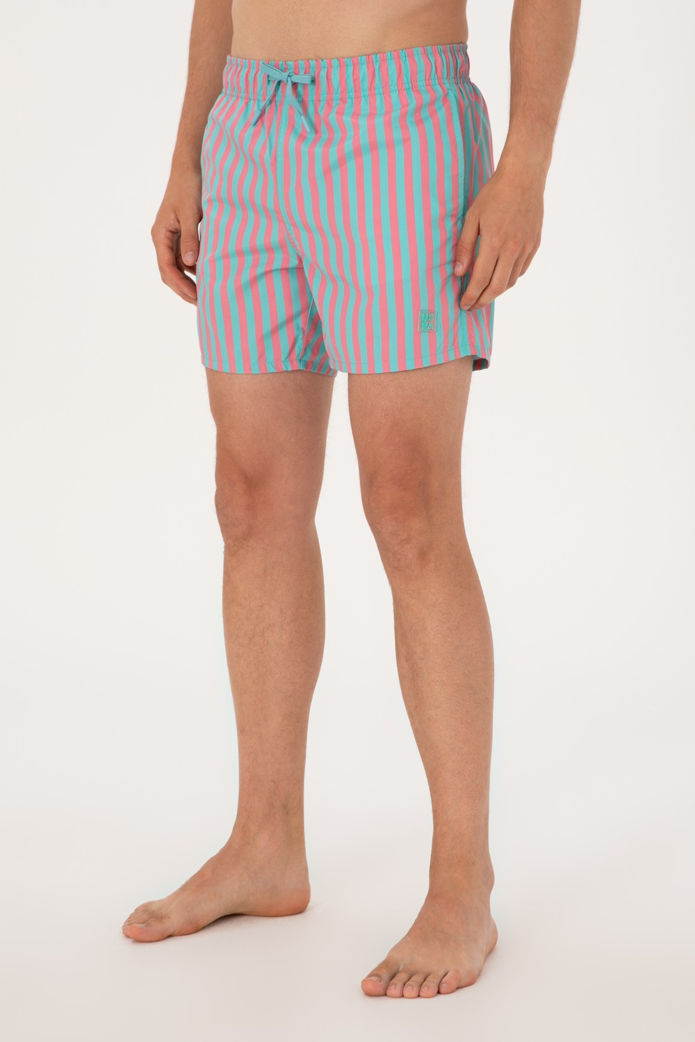 U.S. Polo Assn. Erkek Sarı Deniz Şortu 50299751-VR094 görsel 2