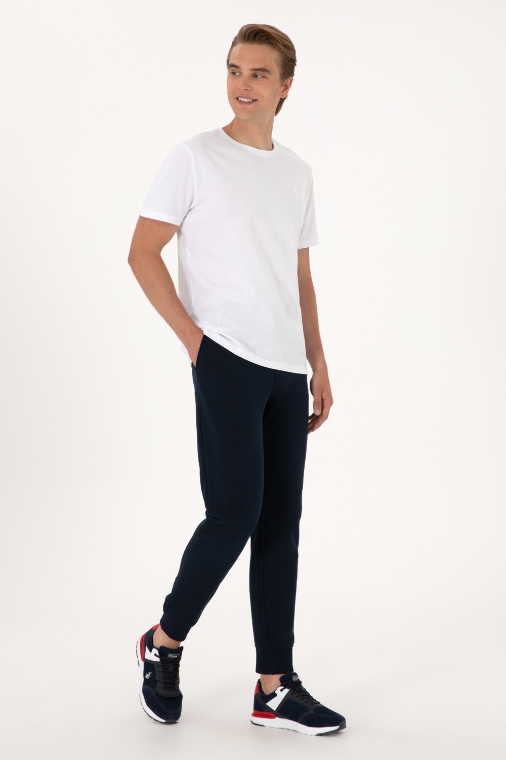 U.S. Polo Assn. Erkek Siyah Eşofman Altı 50293452-VR046 görsel 3