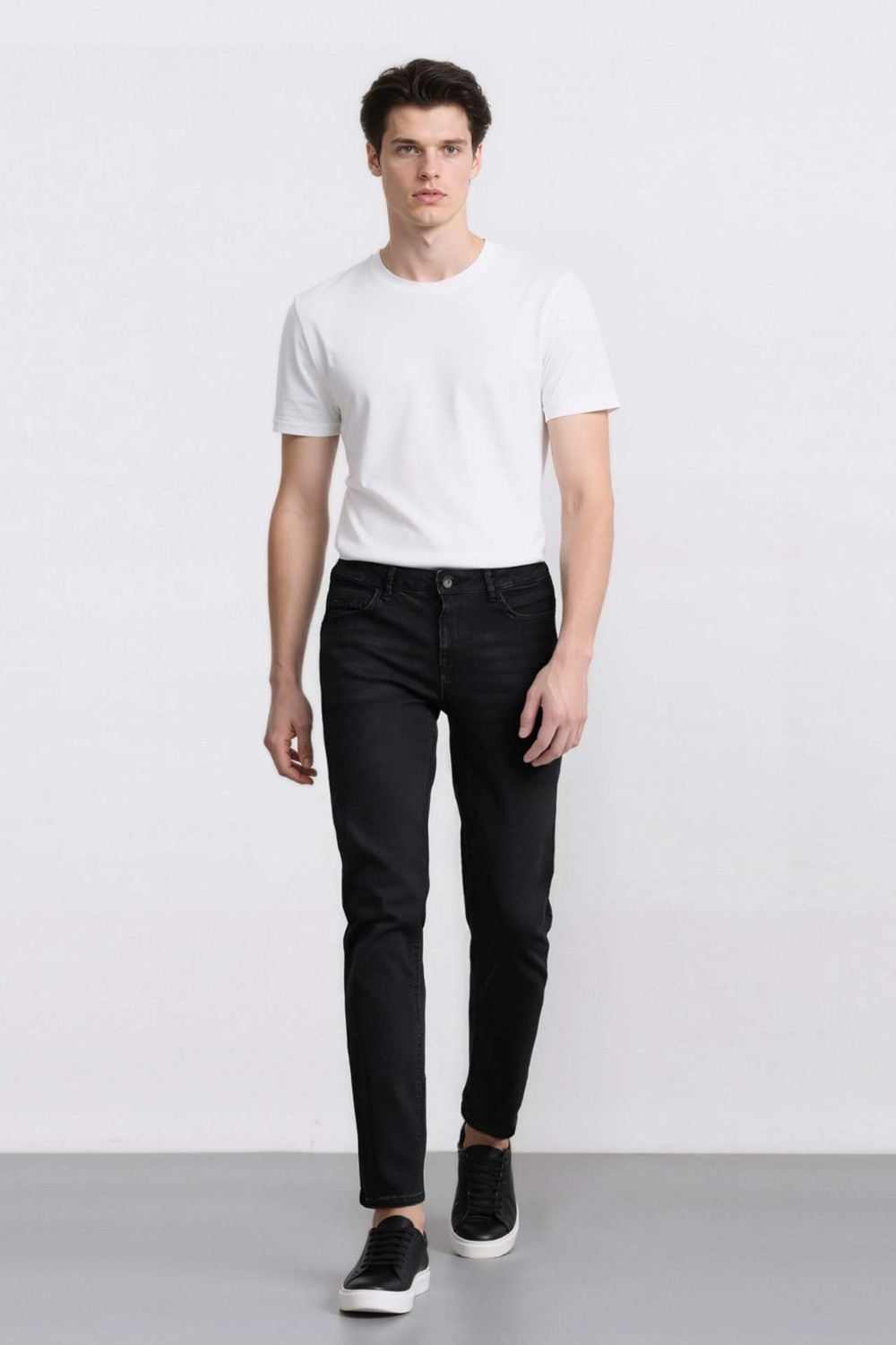 DeFacto Sergio Regular Fit Normal Bel Boru Paça Jean Pantolon W6868az25sp görsel 2