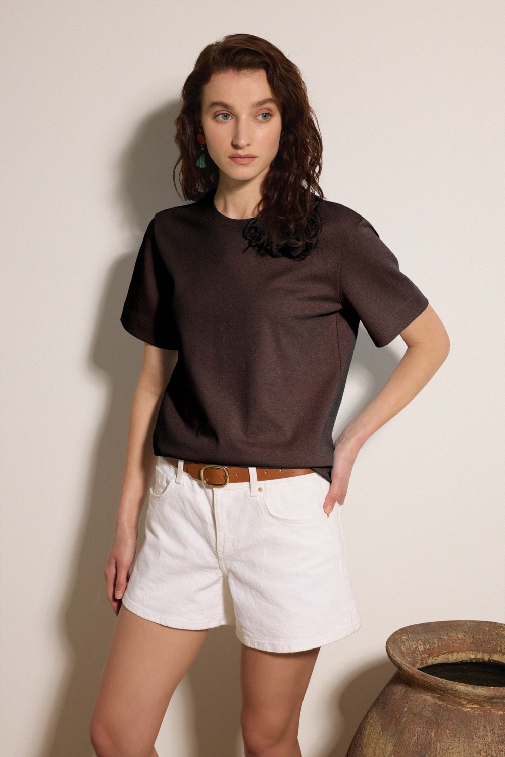 Babokah Premium Pamuk Basic Tshirt Kadın