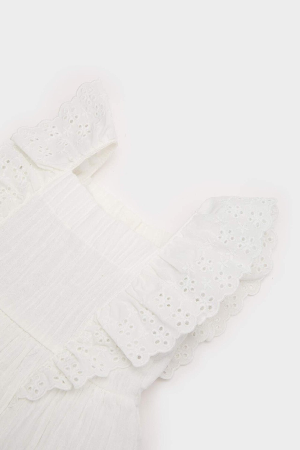 DeFacto Kolsuz Poplin Yazlık Elbise Kız Bebek E8395A525SM görsel 3