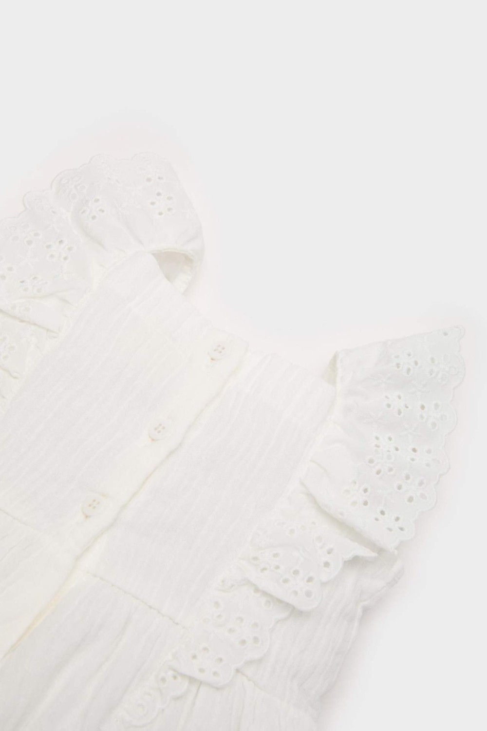 DeFacto Kolsuz Poplin Yazlık Elbise Kız Bebek E8395A525SM görsel 4