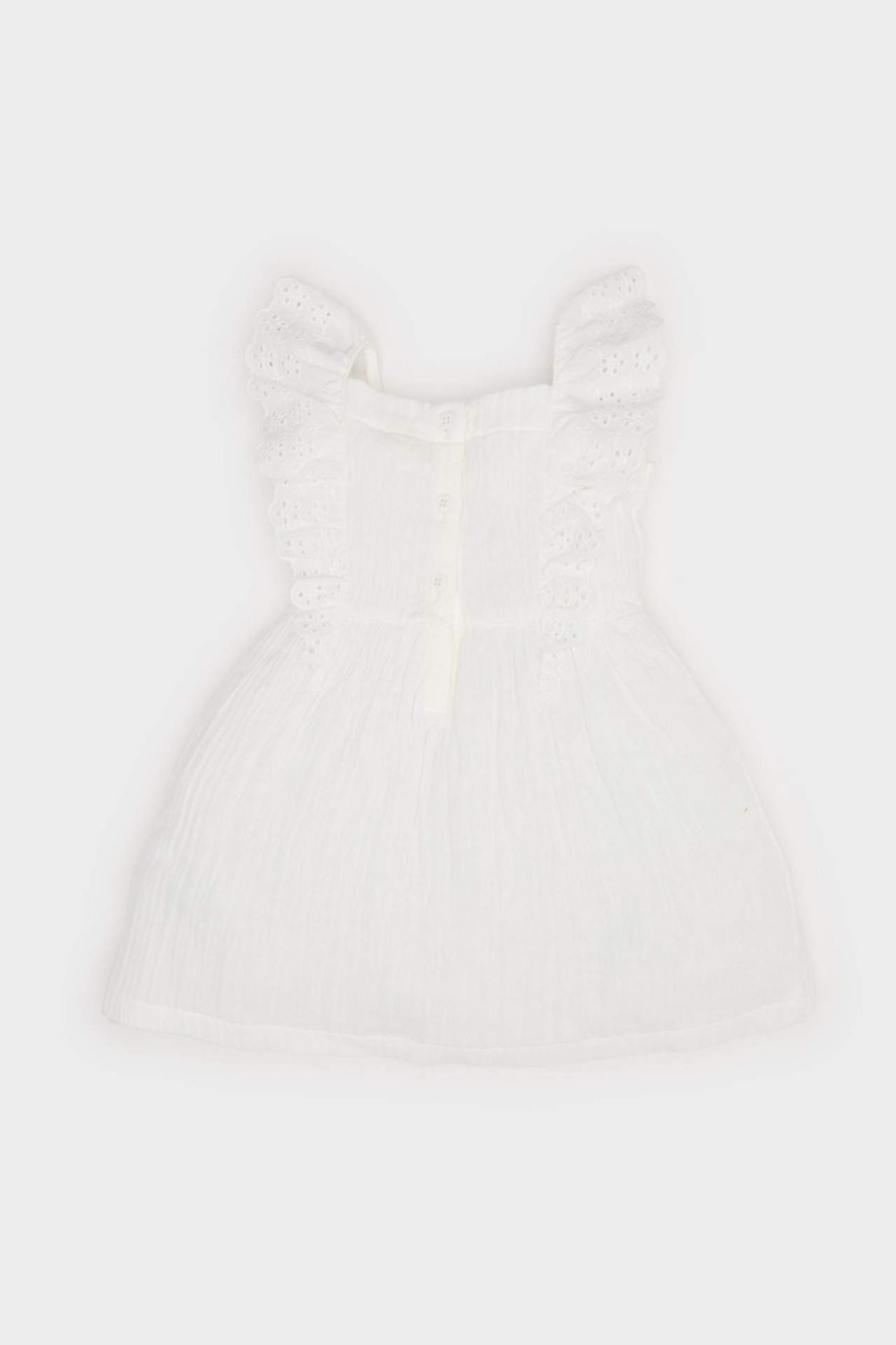 DeFacto Kolsuz Poplin Yazlık Elbise Kız Bebek E8395A525SM görsel 5