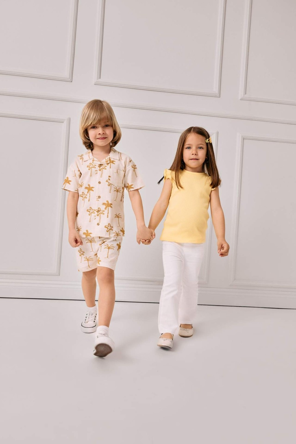 DeFacto Flare Fit İspanyol Paça Gabardin Pantolon Kız Bebek E1798A525SM