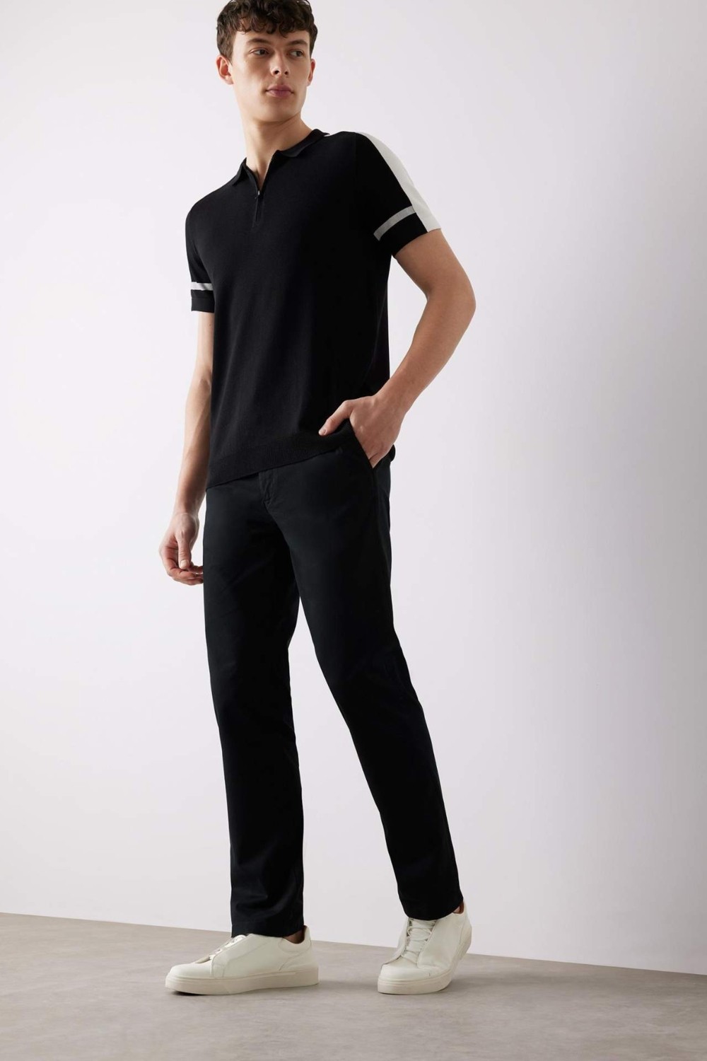 DeFacto Regular Fit Normal Kesim Yazlık Düz Paça Chino Kanvas Pantolon D7349AX25SP görsel 2