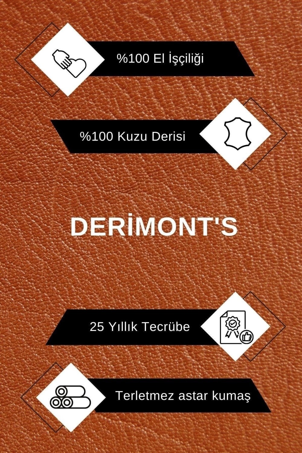 Deri Work Hakiki Kuzu Derisi Siyah Kürklü Nancy Kadın Ceket görsel 6