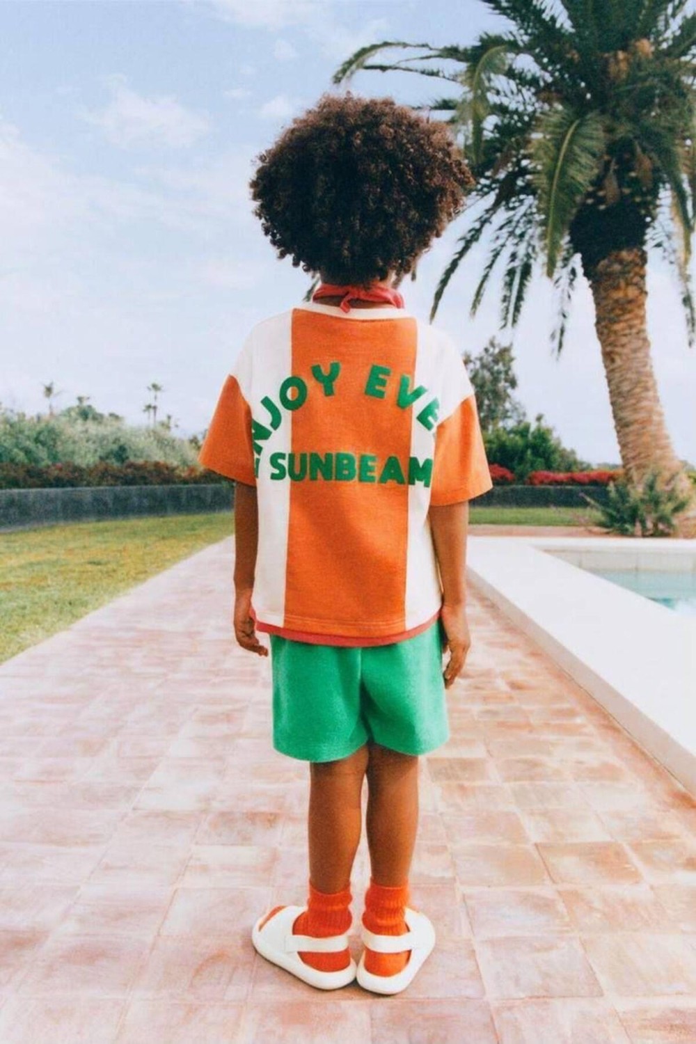 2kids2mom La'ciel Paris Enjoj Every Yazılı Tshirt ve Şortlu Erkek Çocuk Takım (2-7 Yaş) görsel 3