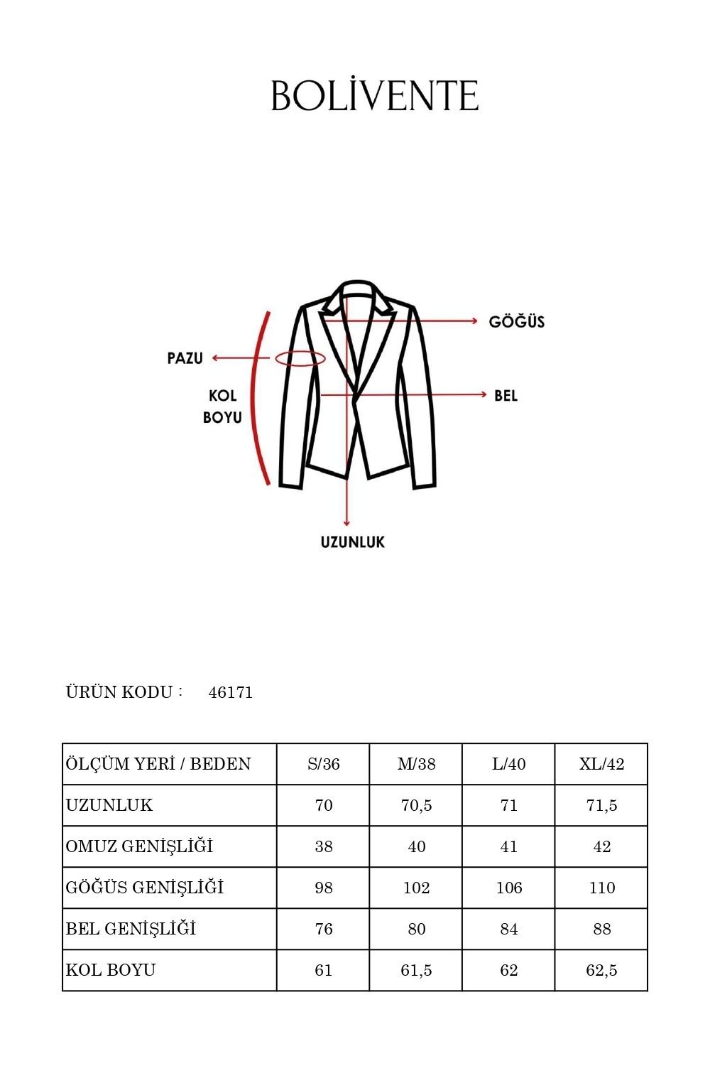 Bolivente Ekru Regular Fit Pile Detaylı Blazer Ceket görsel 3