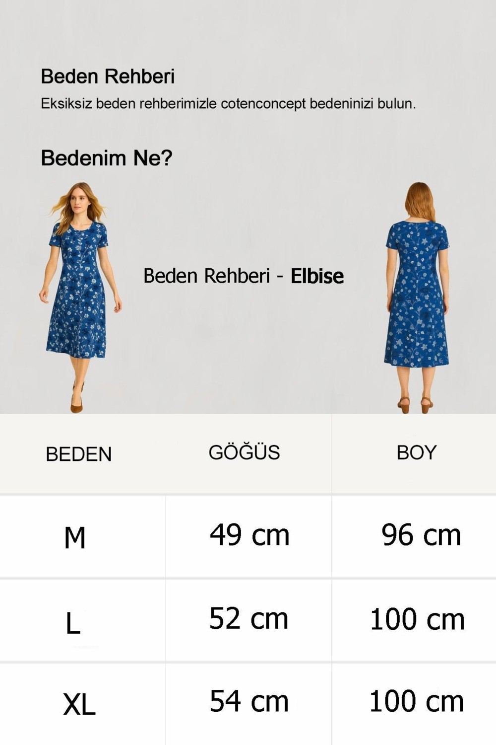 Cotenconcept Dökümlü Rahat Kalıp Günlük Penye Kumaş Elbise görsel 5