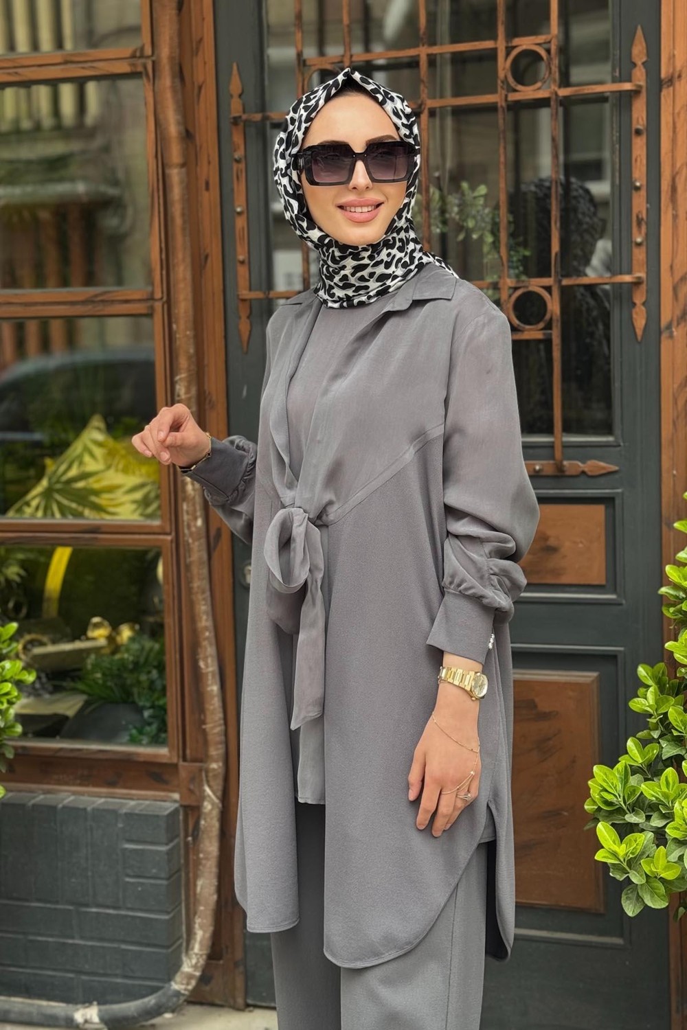 Miss Dalida Ceket T25Y-8005 Gri görsel 3