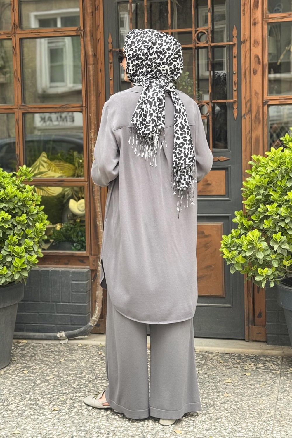 Miss Dalida Ceket T25Y-8005 Gri görsel 4