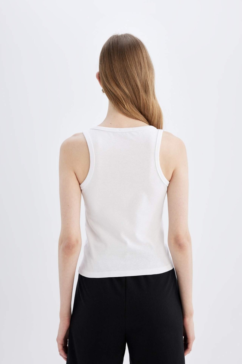 DeFacto Slim Fit U Yaka Ribana Atlet C9826AXNS görsel 6