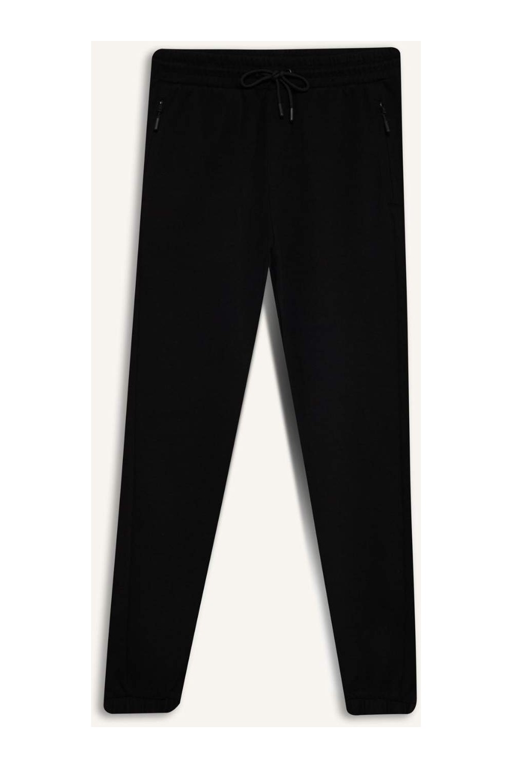 DeFacto Slim Fit Dar Kesim Fermuar Cepli Pike Eşofman Altı D5258AX25SP görsel 8