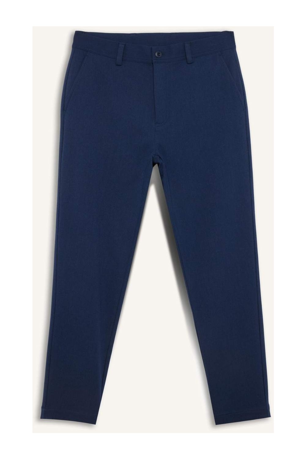 DeFacto Tailored Fit Düz Paça Her Yöne Esneyen Yumuşak Tuşe Cepli Pantolon C7508AX25SP görsel 8