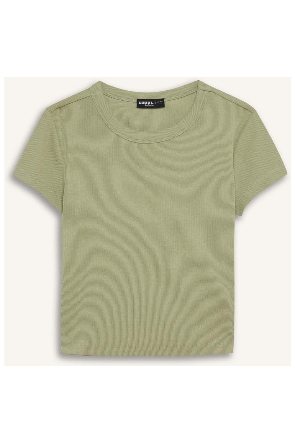 DeFacto Fitted Basic Fitilli Kaşkorse Tişört E0287AX25SM görsel 6