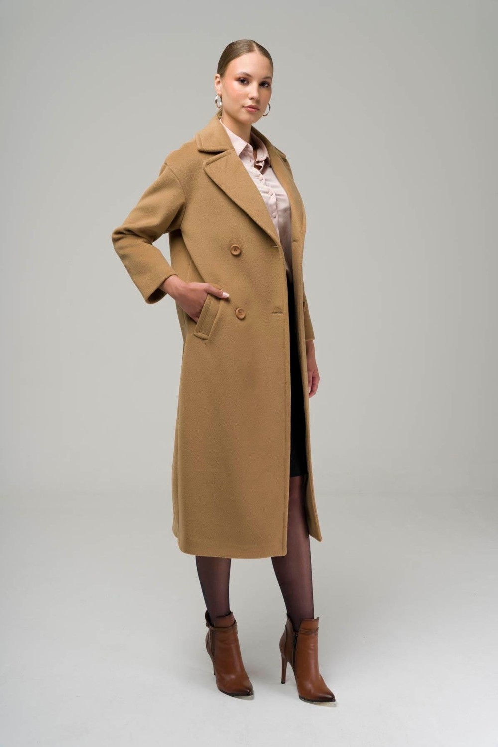 Olcay Kruvaze Ara Boy Oversize Kaban Kamel 3860-Y