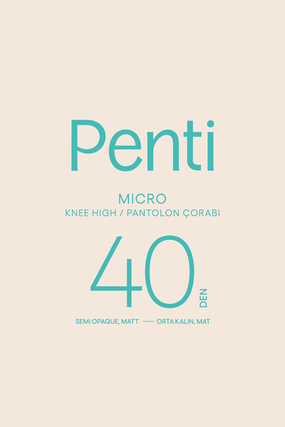 Penti Kız Çocuk Pretty Micro 40 Pantolon Çorabı görsel 3