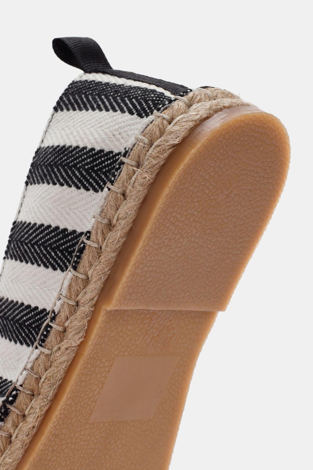 Be Style Aria Kadın Siyah Tokalı Bez Espadril görsel 2