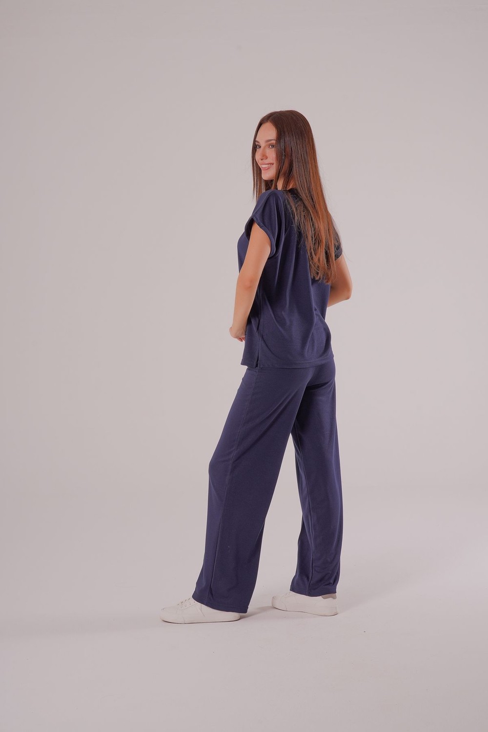 Paw Garage Kadın Meadow Modal Çimalı T-Shirt-Pantolon Takım görsel 3