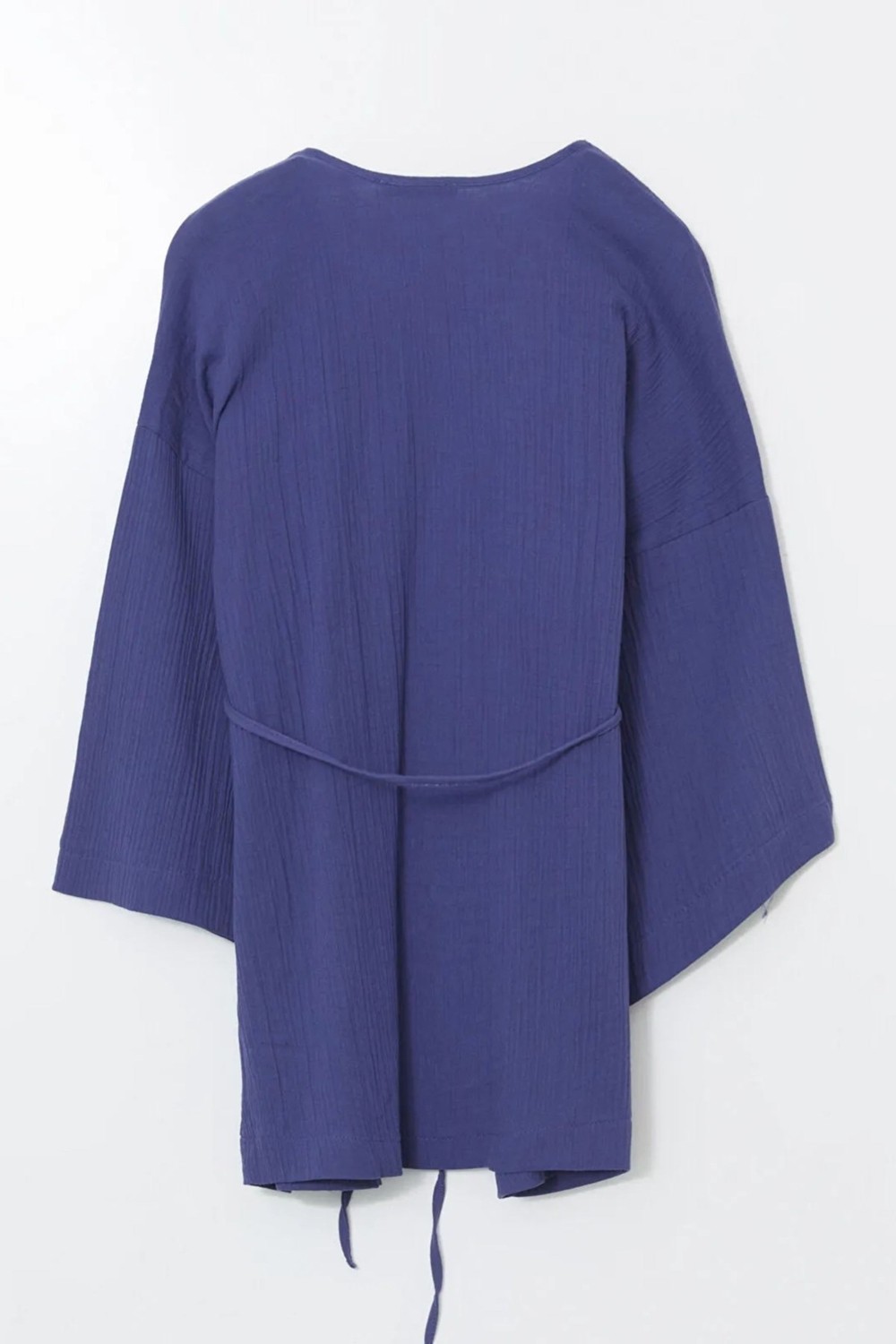 Kübra tekstil Kadın Modern Rahat Kesim Kuşaklı Hafif Kumaş Kimono, Şık ve Zamansız Tasarım görsel 5
