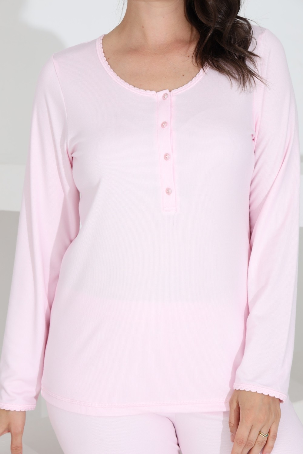 Etoile Bambu Uzun Kol Hamile Lohusa Pijama Takımı 30270-30273 görsel 5