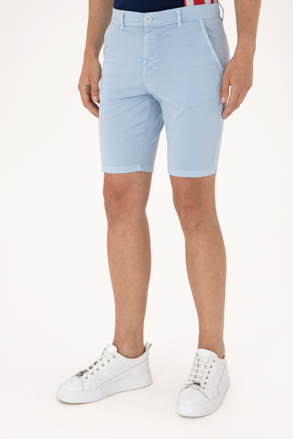 U.S. Polo Assn. Erkek Açık Mavi Dokuma Şort 50299183-VR003 görsel 2