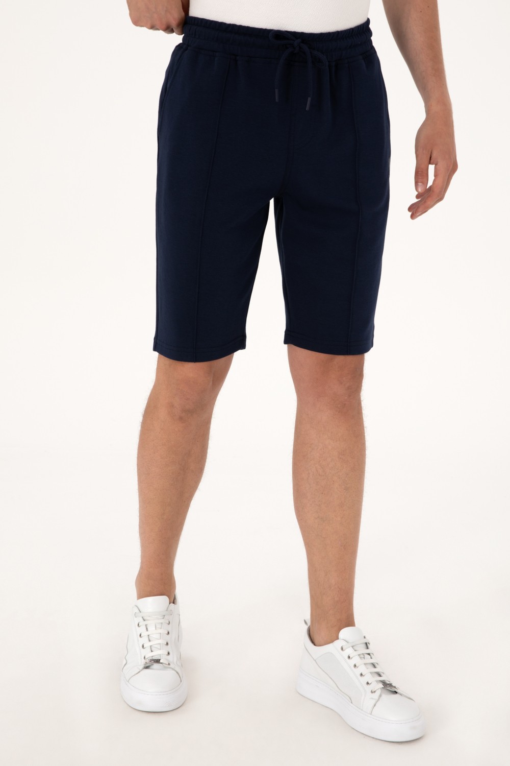 U.S. Polo Assn. Erkek Siyah Örme Şort 50305925-VR046 görsel 8