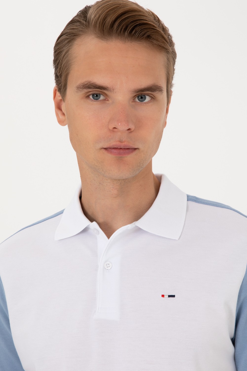 U.S. Polo Assn. Erkek Regular Fit Lacivert Polo Yaka Tişört 50306790-VR033 görsel 2