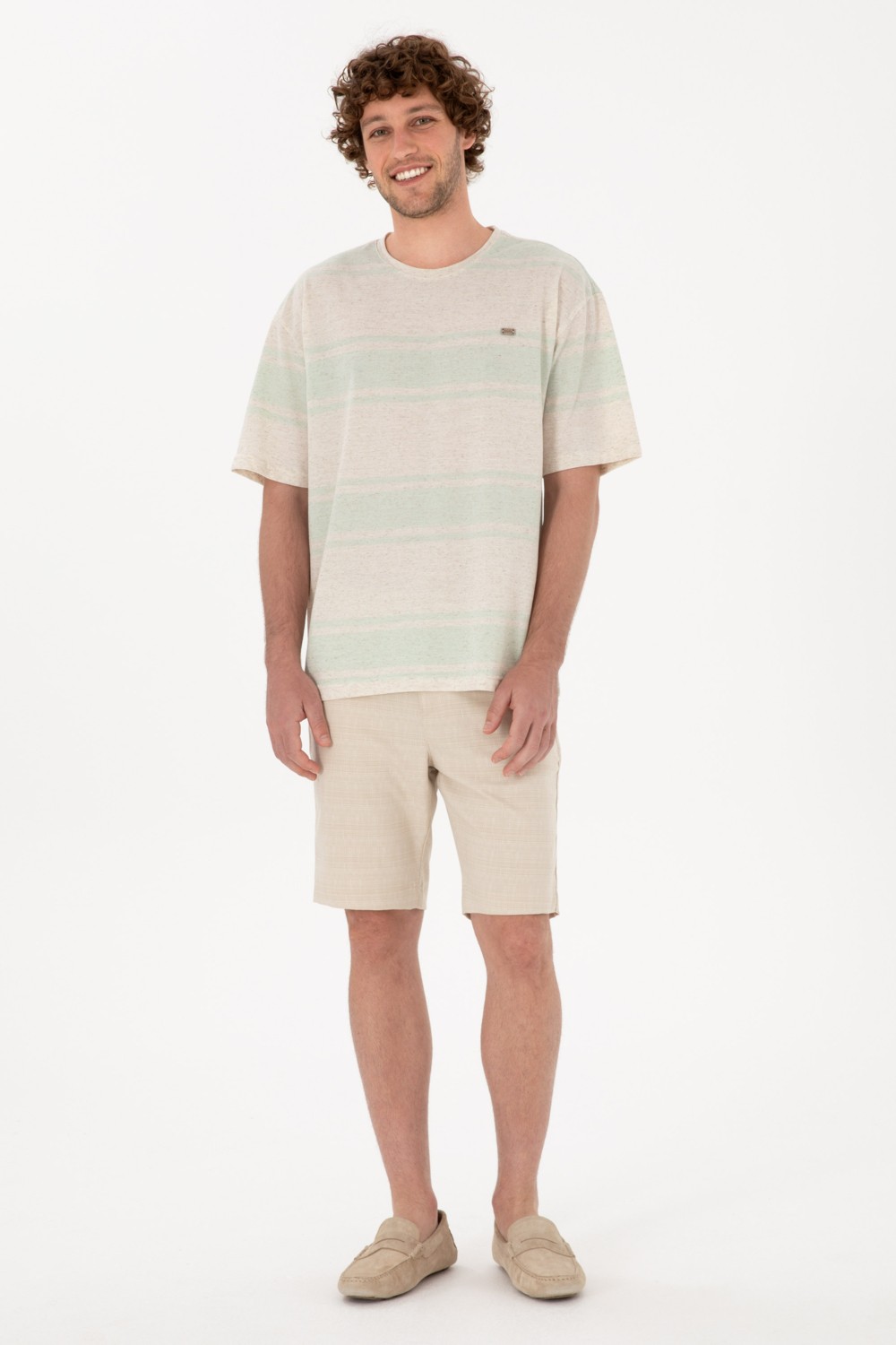 U.S. Polo Assn. Erkek Mavi Dokuma Şort 50300443-VR036