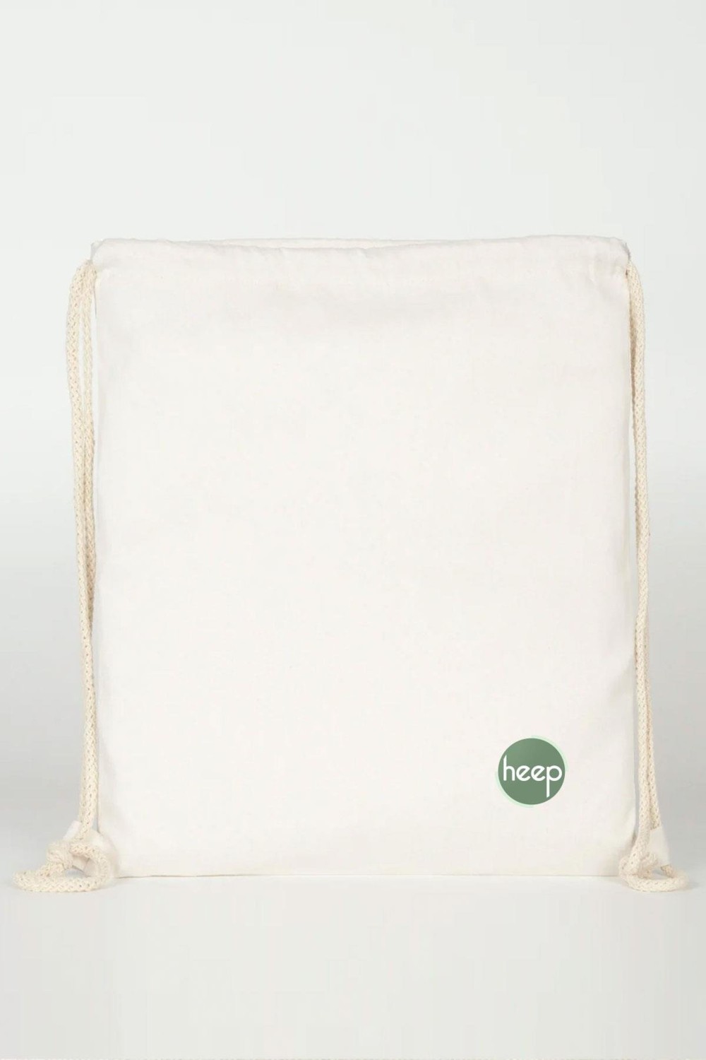 Heep Krem 35X40 cm Unisex Ham Bez Büzgülü Sırt Ayakkabı Çantası görsel 3