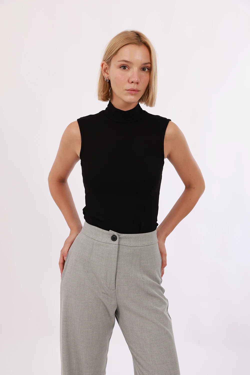 Yade Fashion Kadın Kolsuz Bluz