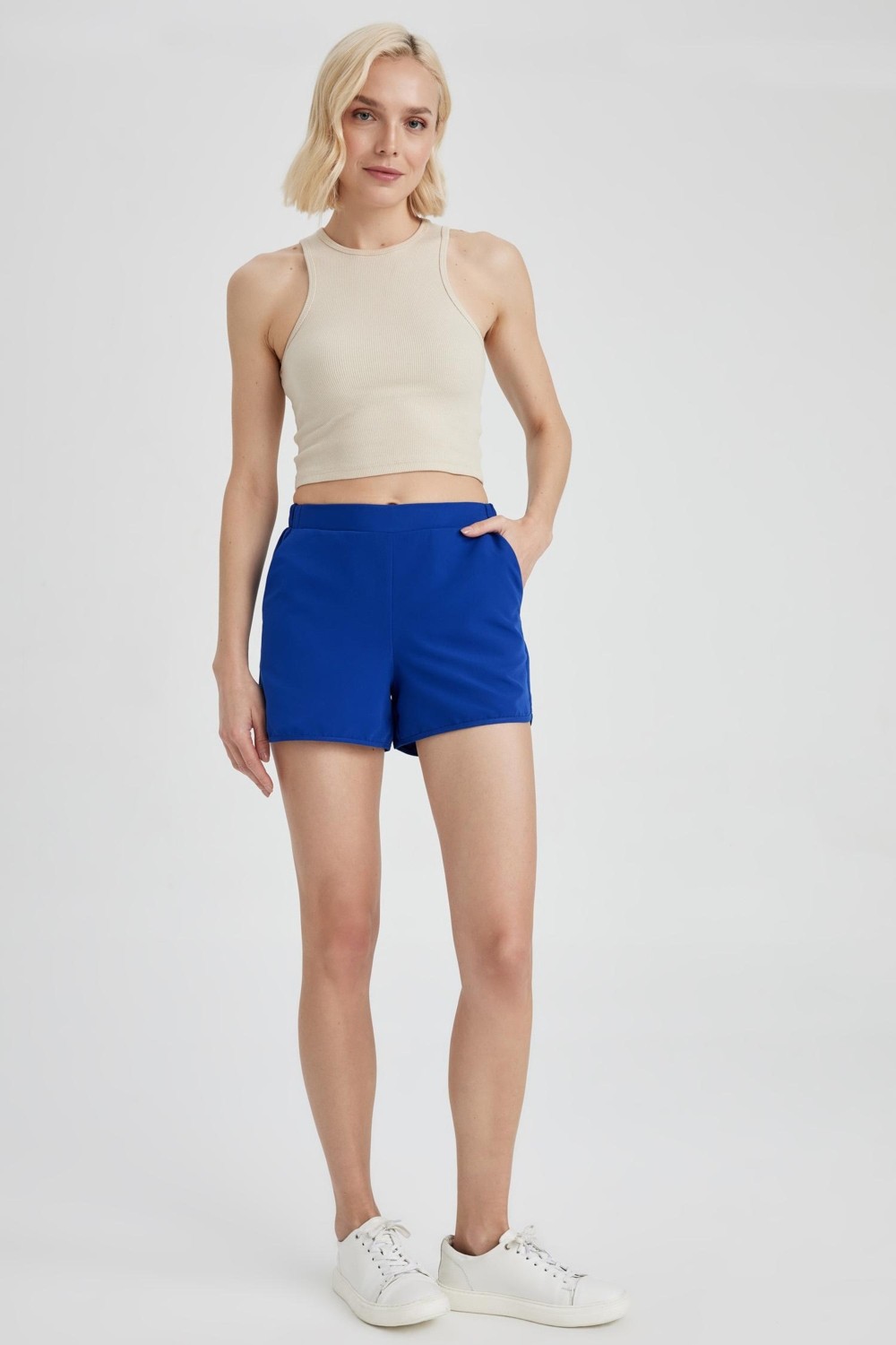 DeFacto Çabuk Kuruyan Regular Fit Deniz Şortu-Fall in Love T5639AZ24SM