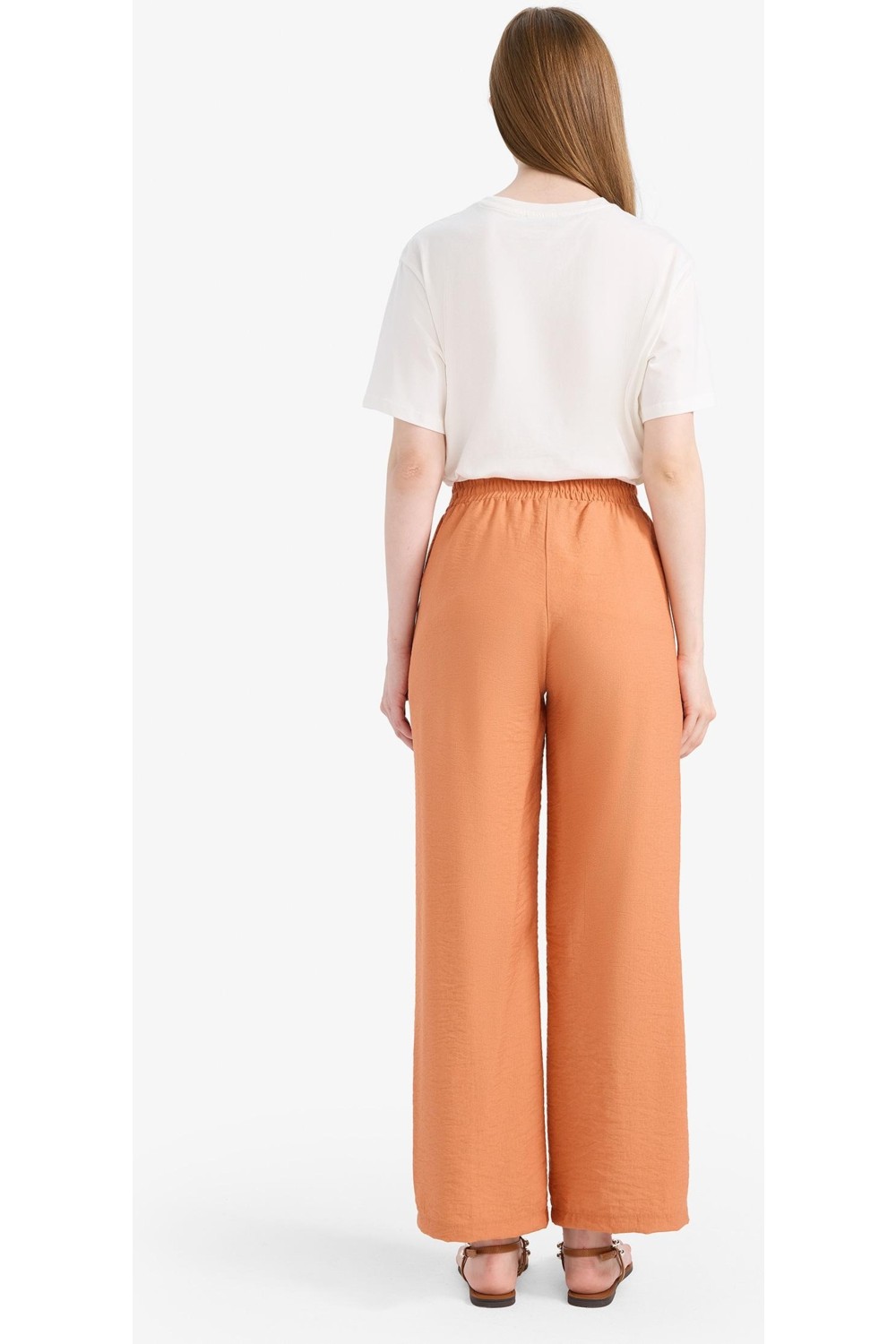 DeFacto Straight Fit Düz Paça Pantolon F0984AX25SM görsel 8
