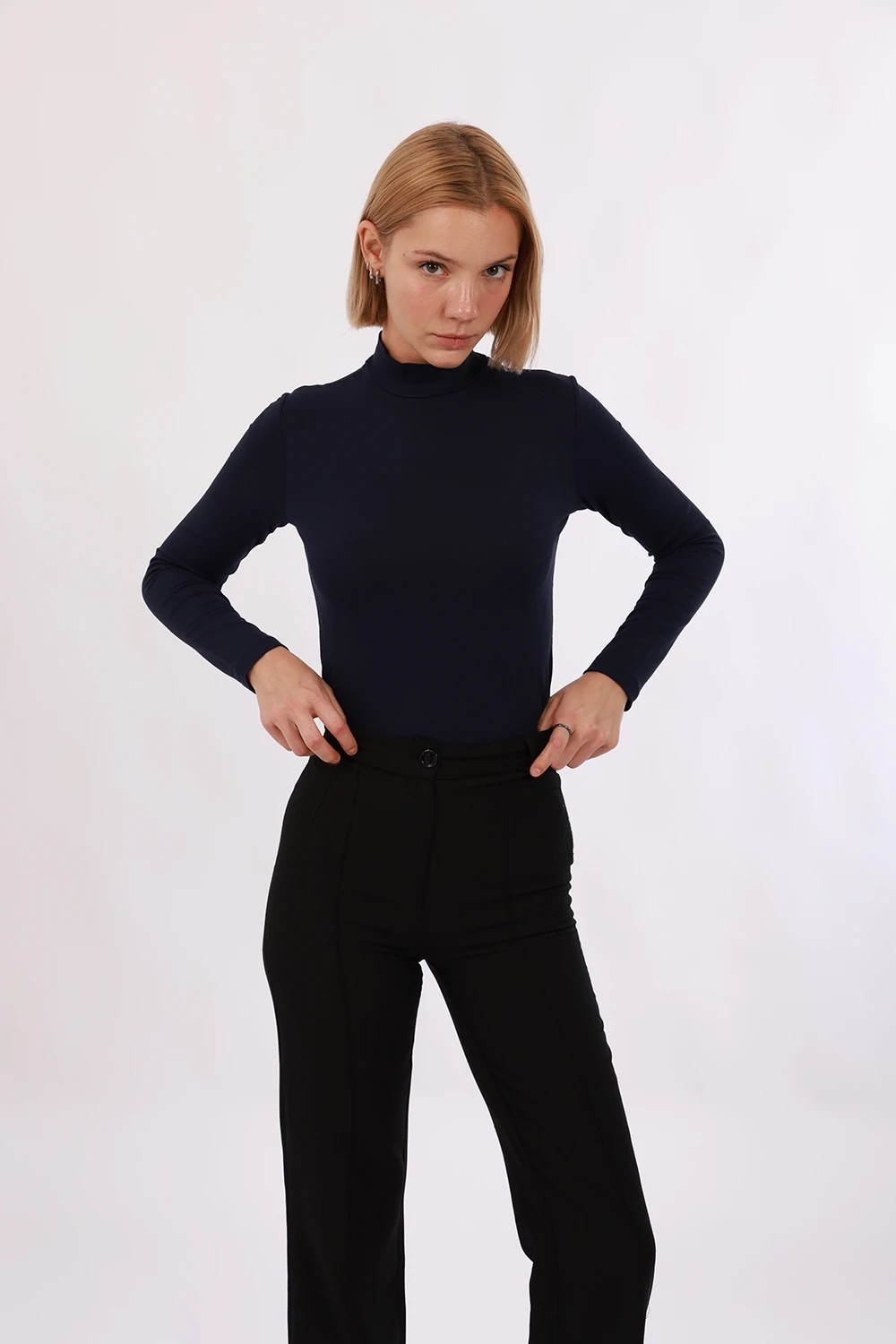 Yade Fashion Kadın Uzun Kol Body