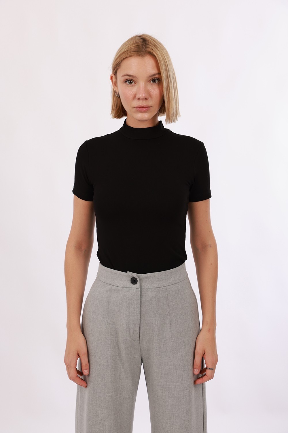 Yade Fashion Kadın Kısa Kol Bluz 3’lü Set görsel 4
