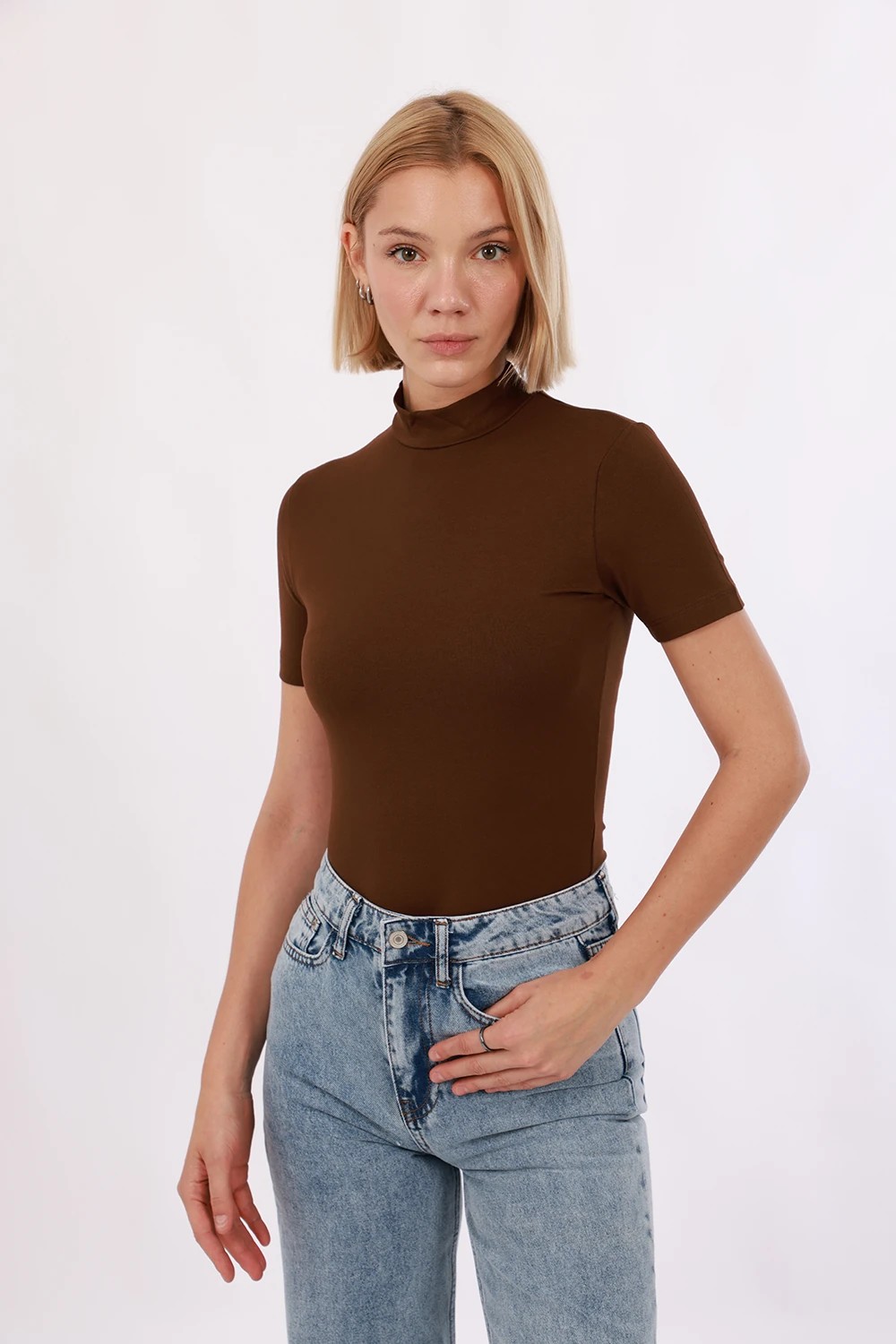 Yade Fashion Kadın Kısa Kol Bluz 3’lü Set görsel 8