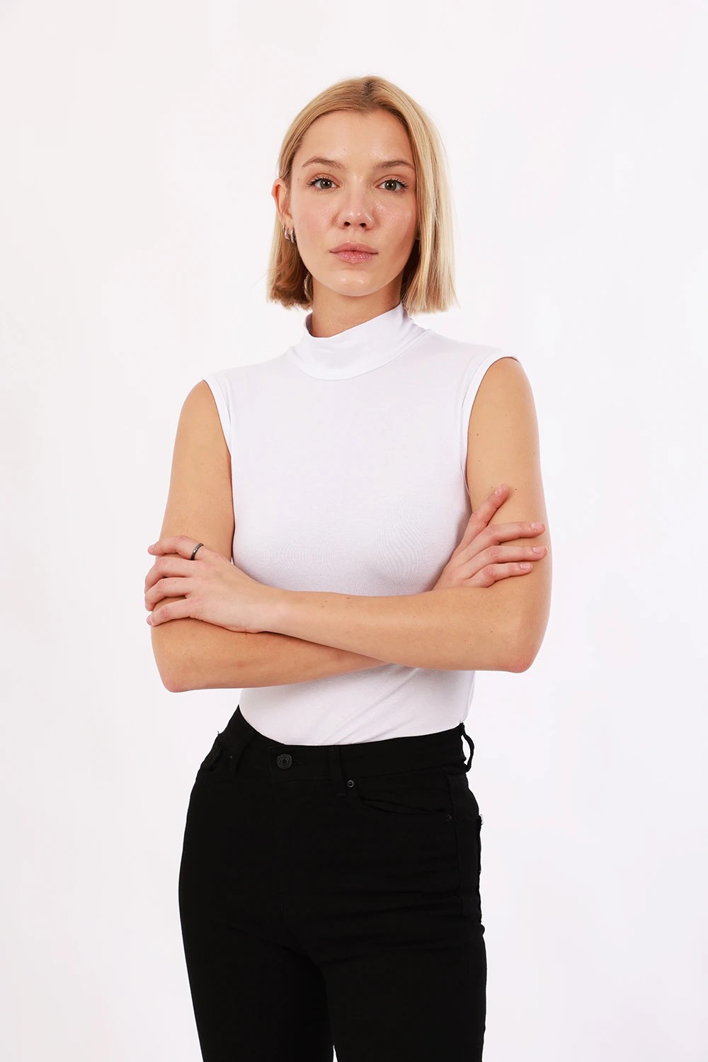 Yade Fashion Kadın Kolsuz Bluz 4’lü Set görsel 3