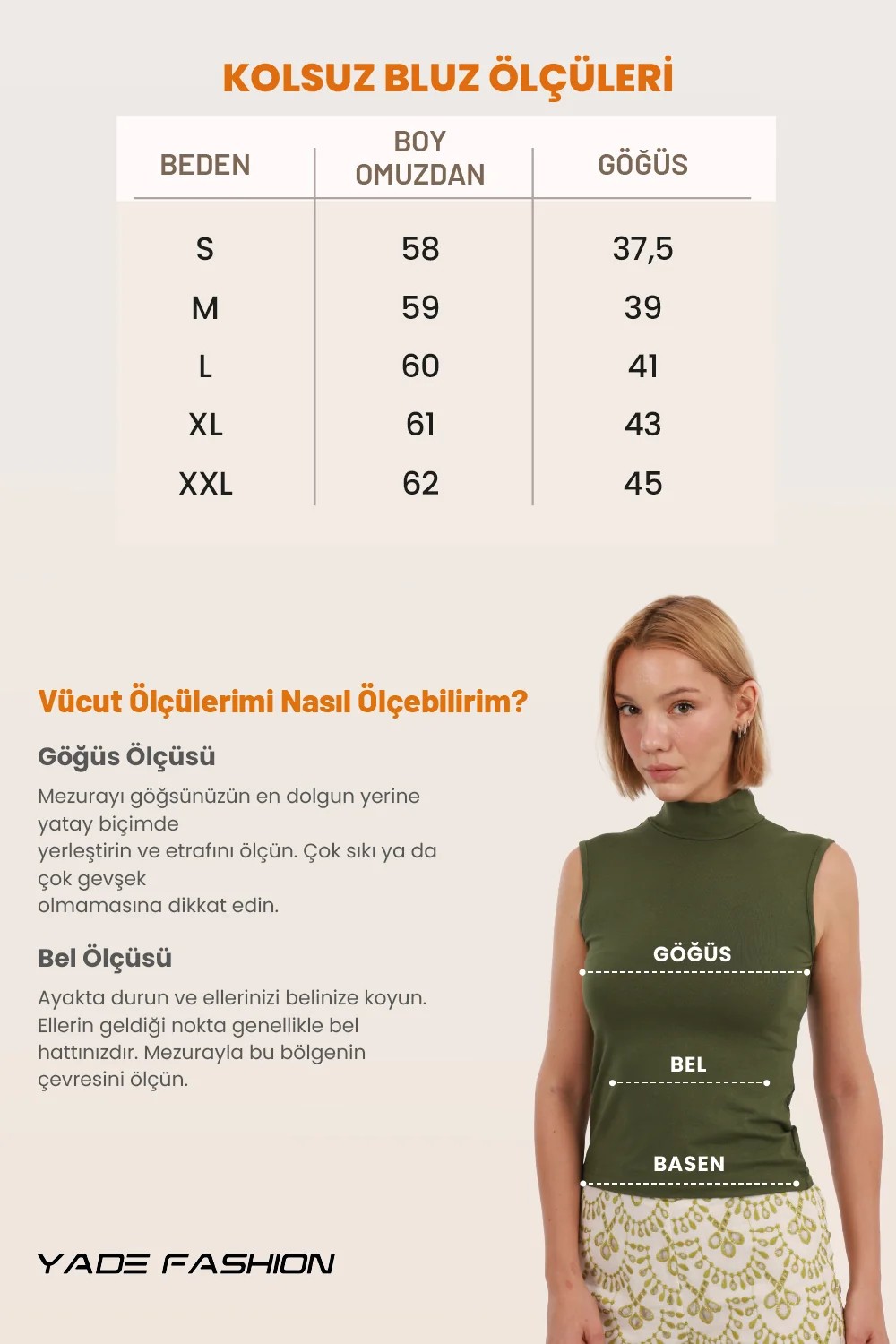 Yade Fashion Kadın Kolsuz Bluz 4’lü Set görsel 6