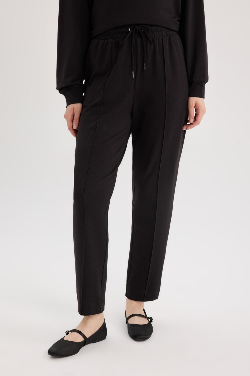 DeFacto Harem Basic Sweatshirt Kumaşı Pantolon D9363AX25SP görsel 3
