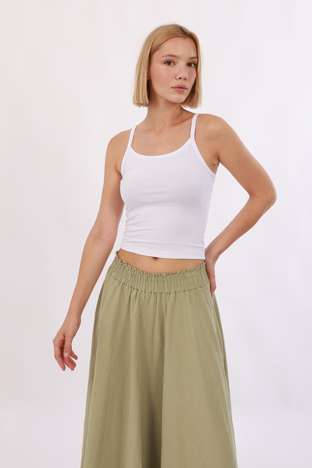 Yade Fashion Kadın Askılı Atlet 3’lü Set %95 Viskon Kumaş İnce Askılı Tasarım XL Beden Yazlık Rahat Kullanım görsel 3