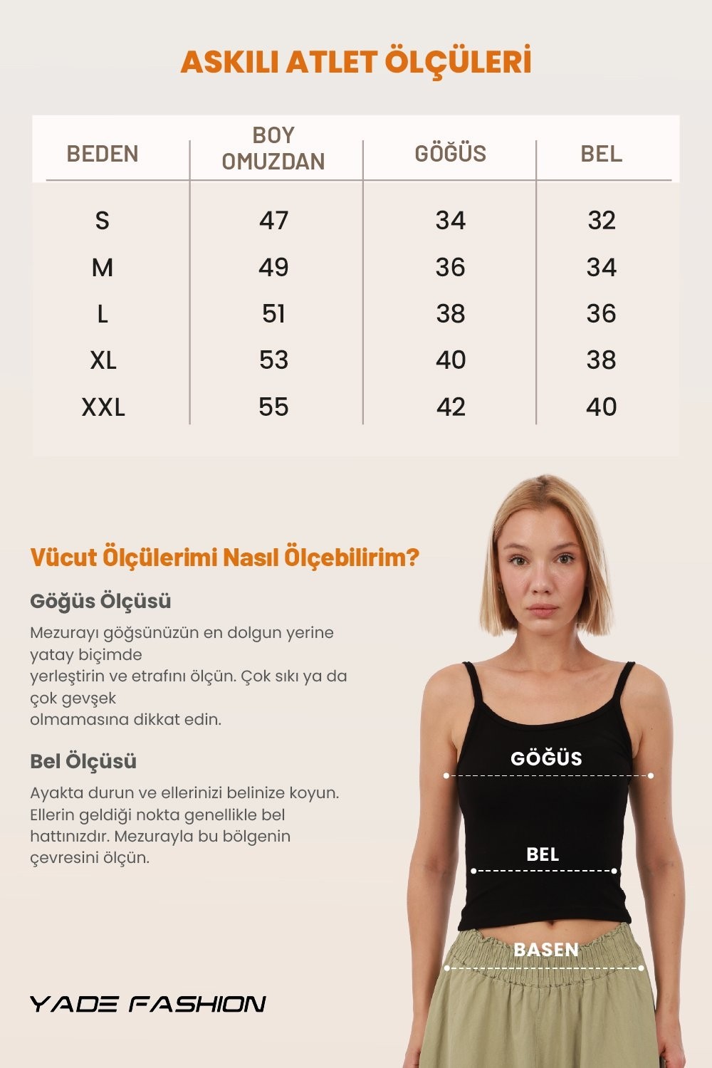 Yade Fashion Kadın Askılı Atlet 3’lü Set M Beden Nefes Alabilir %95 Viskon Kumaş ile Günlük Kullanım görsel 5