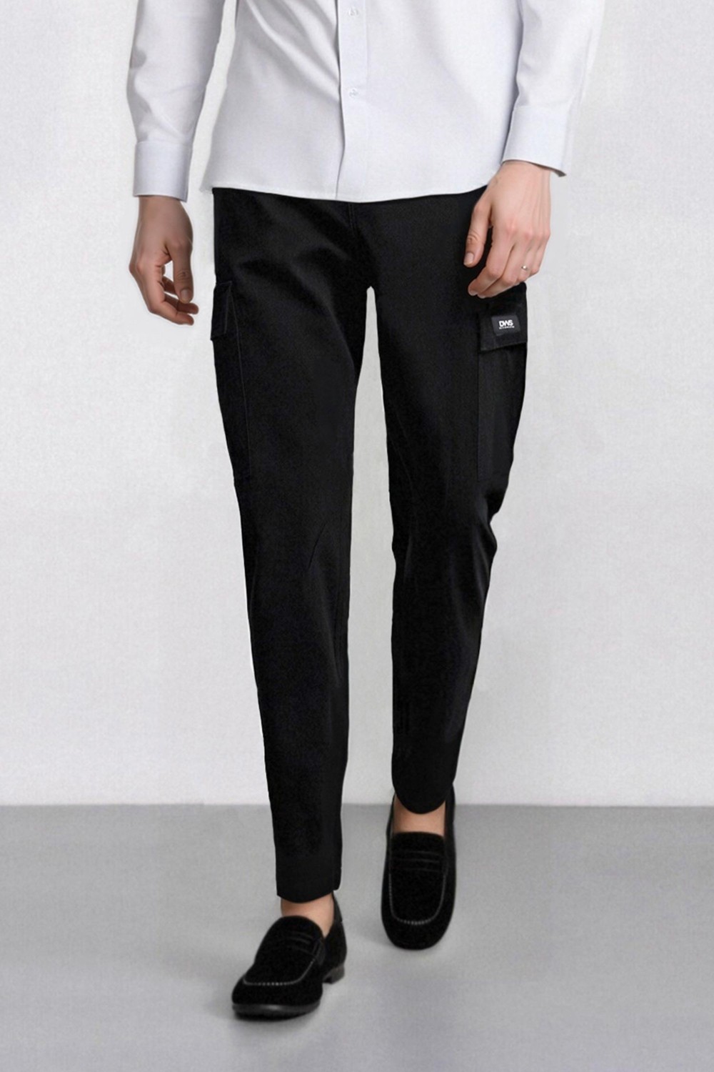 DeFacto Relax Fit Rahat Kesim Yazlık Pantolon Kargo Cepli Düz Paça D5967AX25SP görsel 6