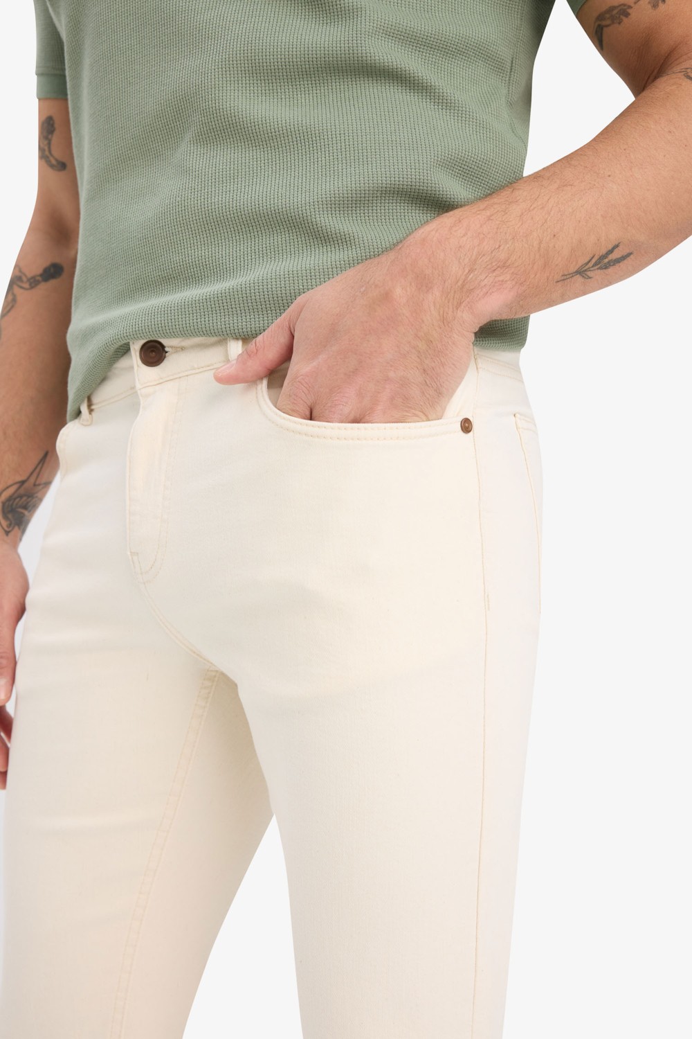 DeFacto Slim Fit Jean Bermuda Şort B0380AX25SM görsel 7
