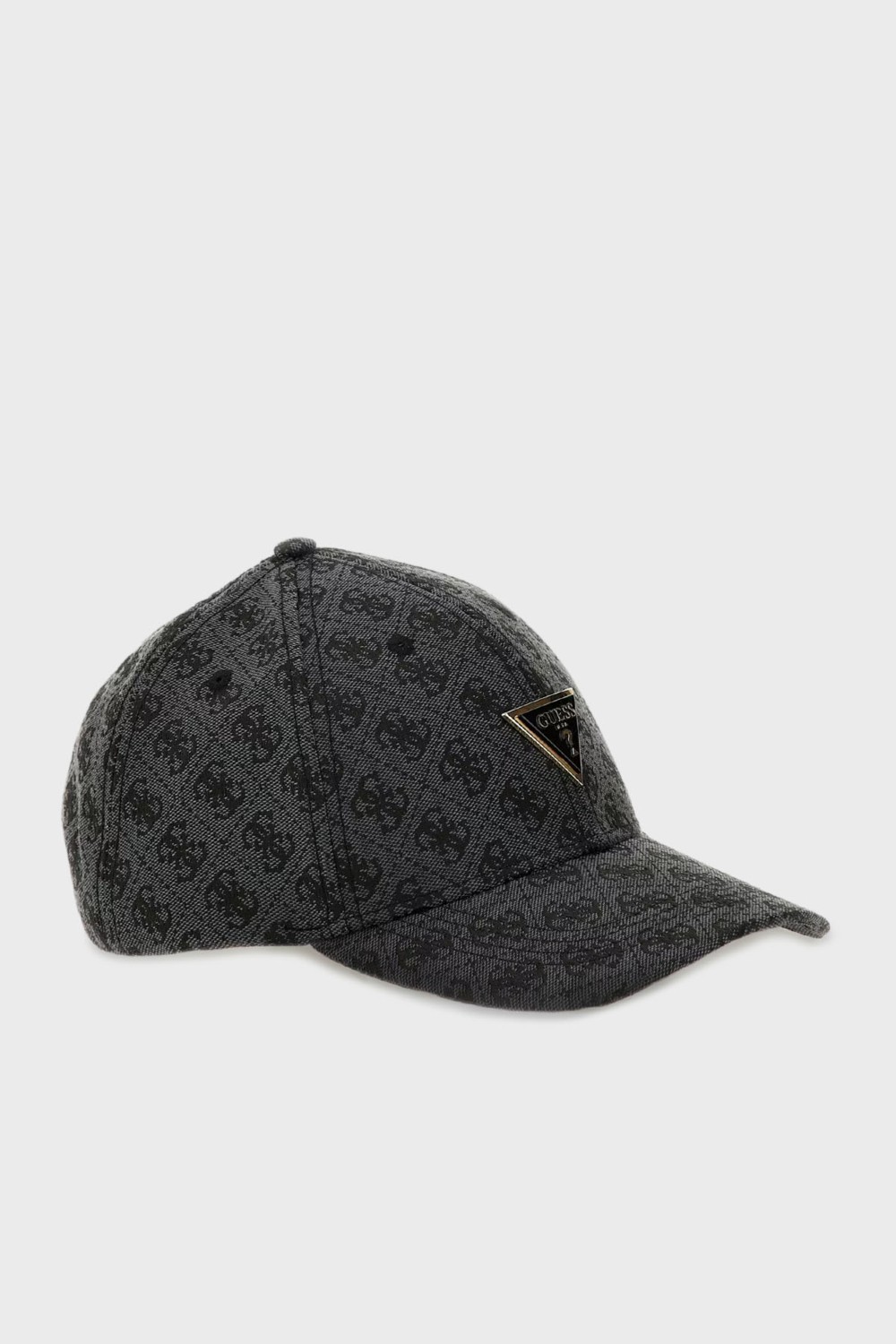 Guess Katya Jakarlı Logo Baskılı Şapka Antrasit Polyester Malzeme Desenli Günlük Kullanım İçin