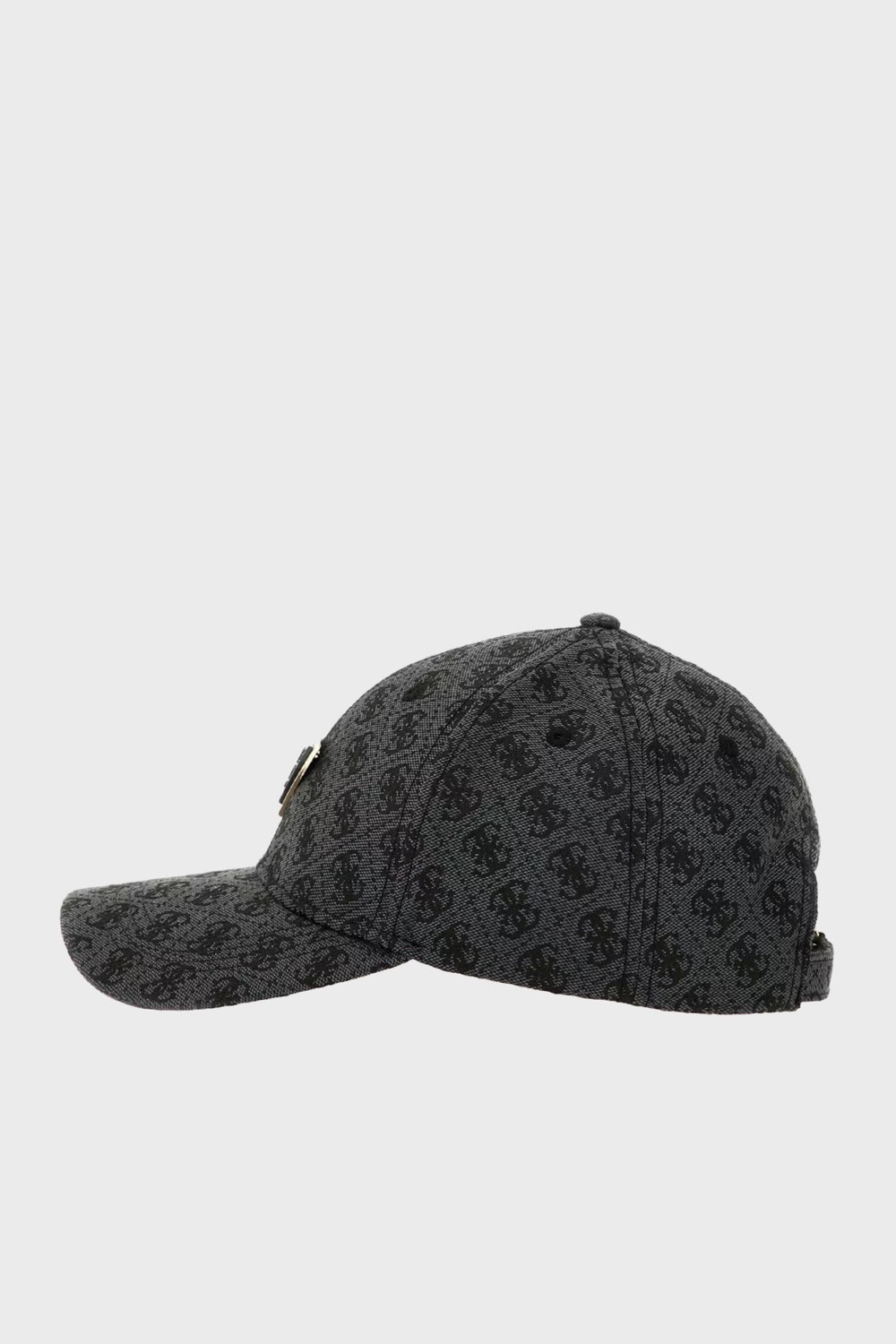 Guess Katya Jakarlı Logo Baskılı Şapka Antrasit Polyester Malzeme Desenli Günlük Kullanım İçin görsel 2