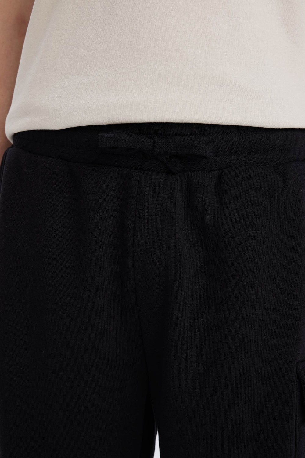 DeFacto Regular Fit Beli Bağcıklı Kargo Cepli Şort D9494AX25SM görsel 5