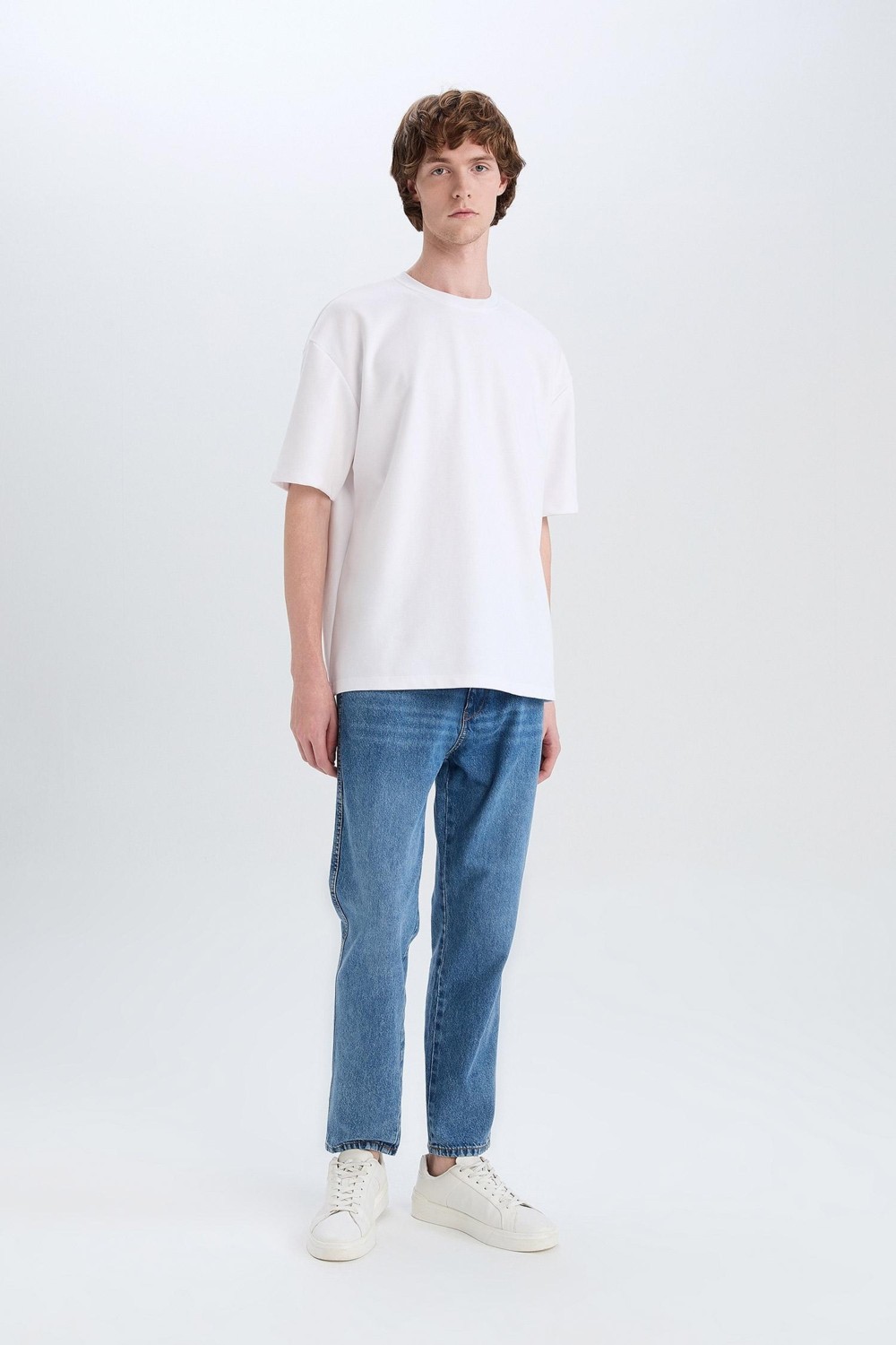 DeFacto Slim Fit Normal Bel Dar Paça Jean Pantolon D8602AX25SP