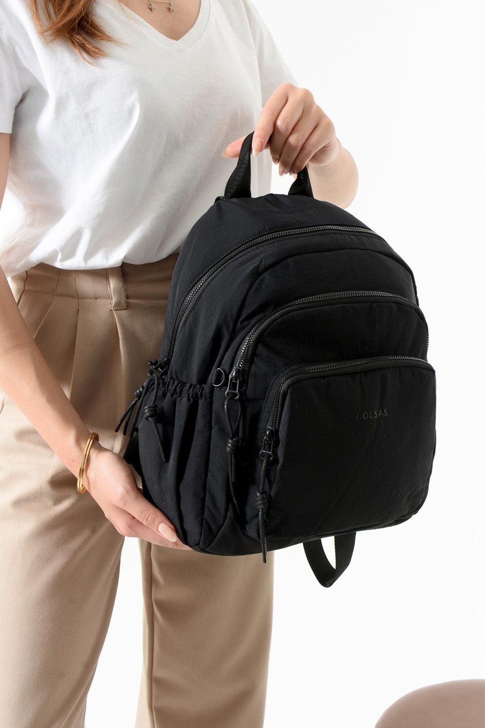 Louisiana Polo Bolsas Kadın Sırt Çanta Bej 1109