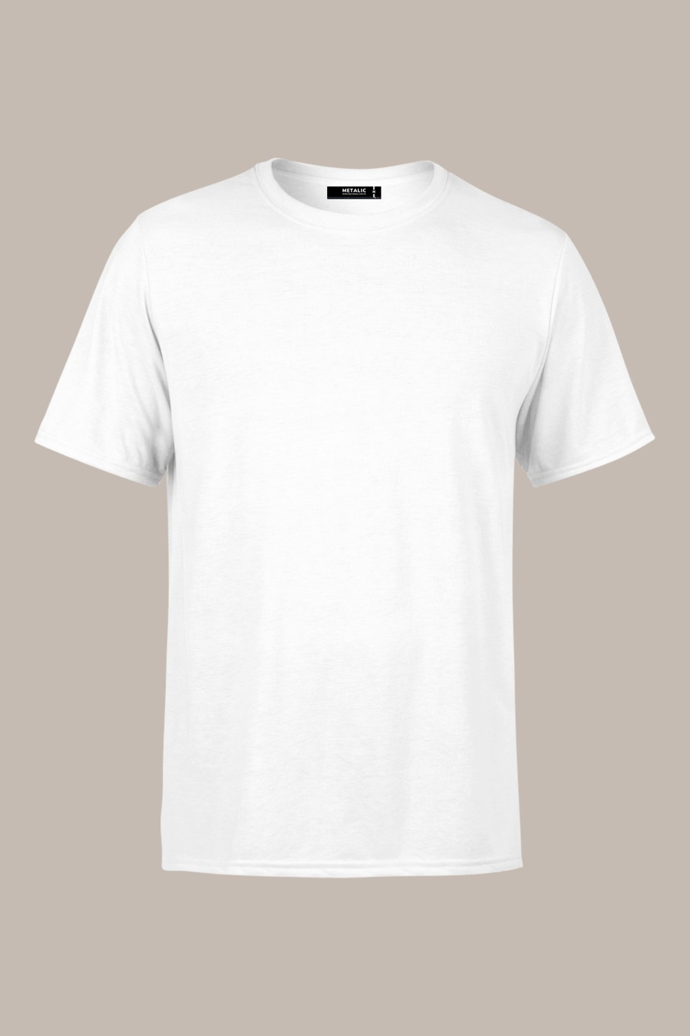Mmetalic Erkek Siyah T- Shirt Regular Fit Rahat Kesim Bisiklet Yaka Basic Tişört