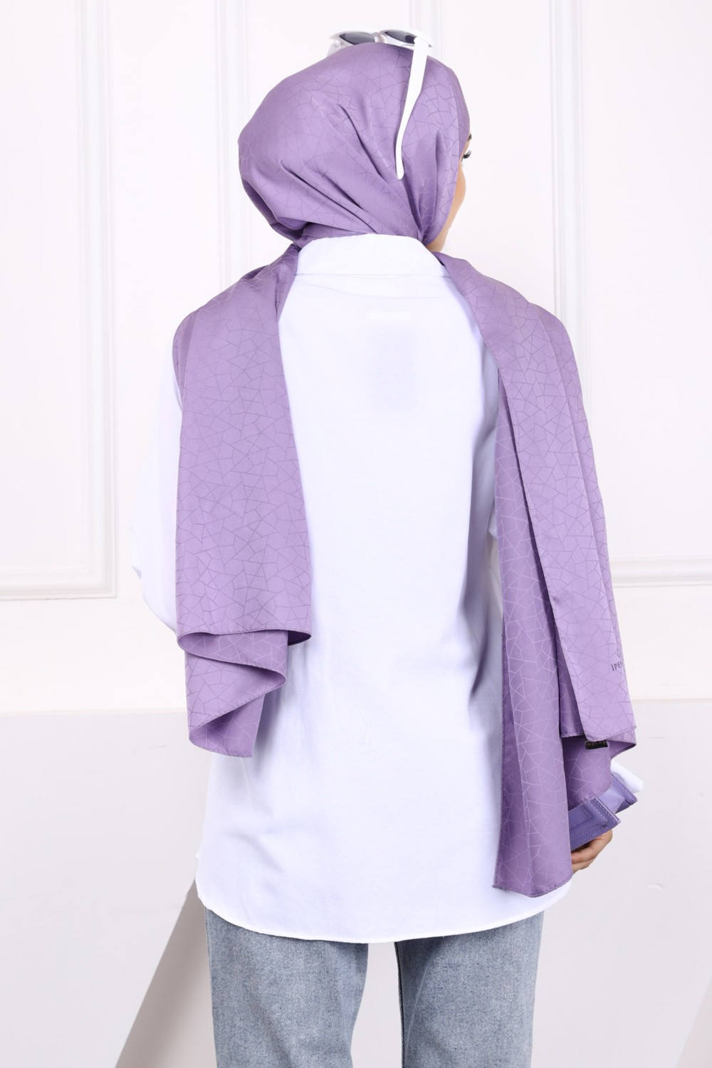 İmaj Butik Beyaz Toka Detaylı Kimono görsel 4